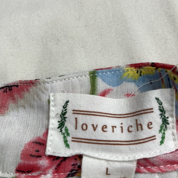 Floral skirt, Zip closure, light chiffon material - Picture 3 of 4